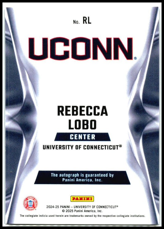2024-25 Panini NIL Huskies Private Signings #RL Rebecca Lobo Auto Huskies