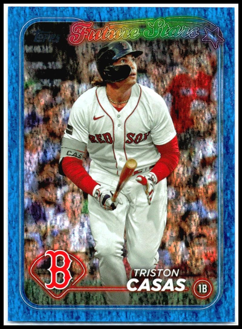 2024 Topps Blue Holofoil #513 Triston Casas #/999 Boston Red Sox