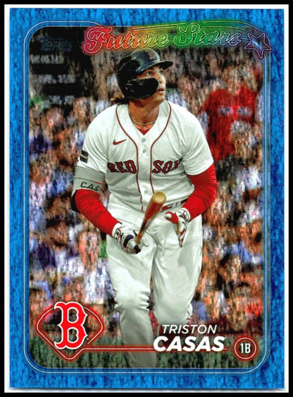 2024 Topps Blue Holofoil #513 Triston Casas #/999 Boston Red Sox