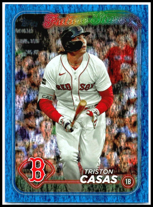 2024 Topps Blue Holofoil #513 Triston Casas #/999 Boston Red Sox