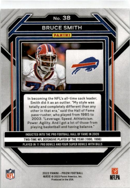 2022 Panini Prizm #38 Bruce Smith Buffalo Bills