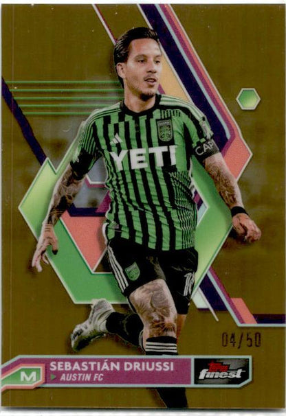 2023 Finest MLS Gold Refractor #87 Sebastián Driussi  #/50