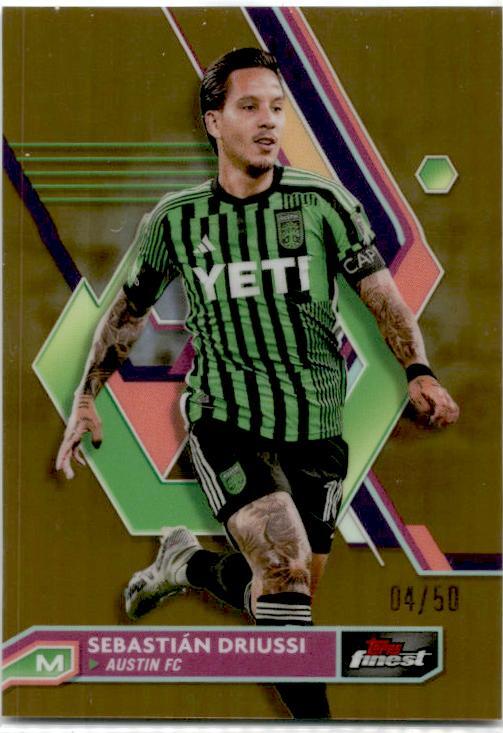2023 Finest MLS Gold Refractor #87 Sebastián Driussi  #/50