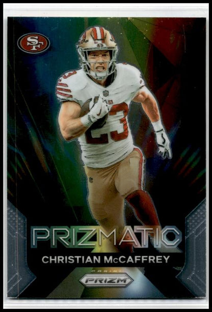 2023 Panini Prizm Prizmatic #14 Christian McCaffrey San Francisco 49ers