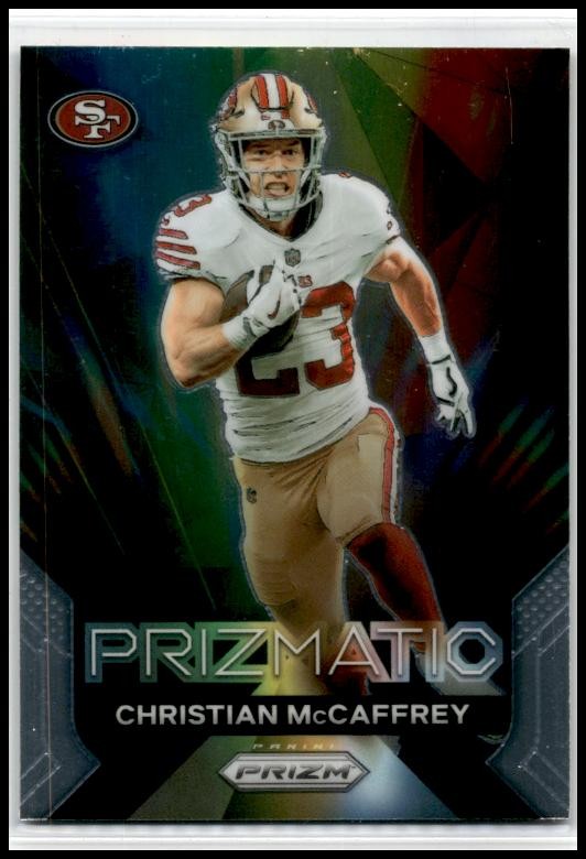 2023 Panini Prizm Prizmatic #14 Christian McCaffrey San Francisco 49ers