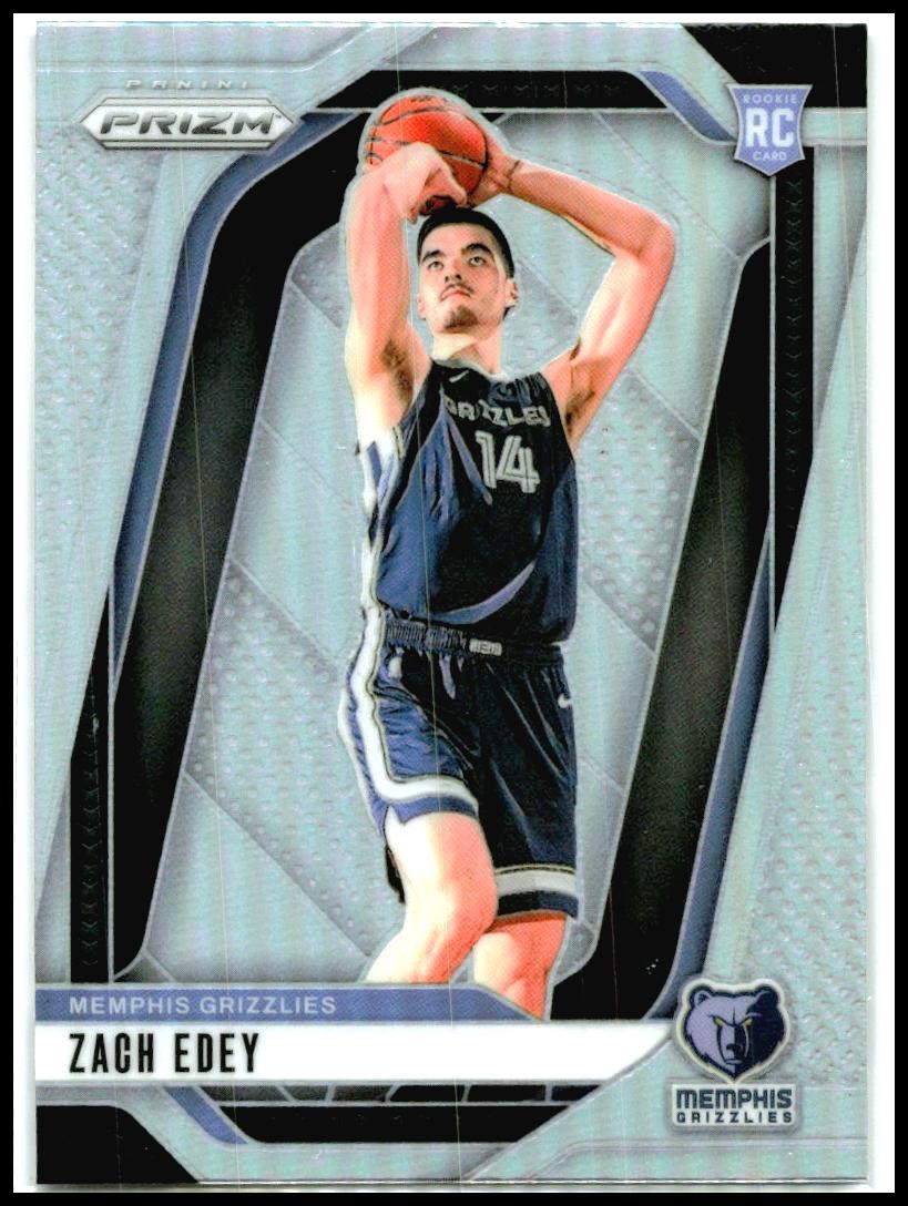2024-25 Panini Prizm Prizms Silver #249 Zach Edey Memphis Grizzlies