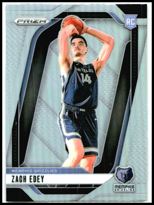 2024-25 Panini Prizm Prizms Silver #249 Zach Edey Memphis Grizzlies