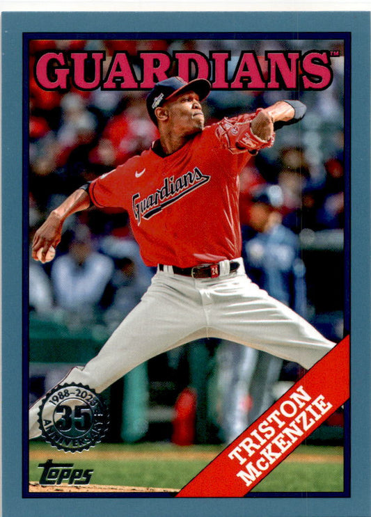 2023 Topps Update 1988 Topps 35th Anniversary Blue #88US-21 Triston McKenzie