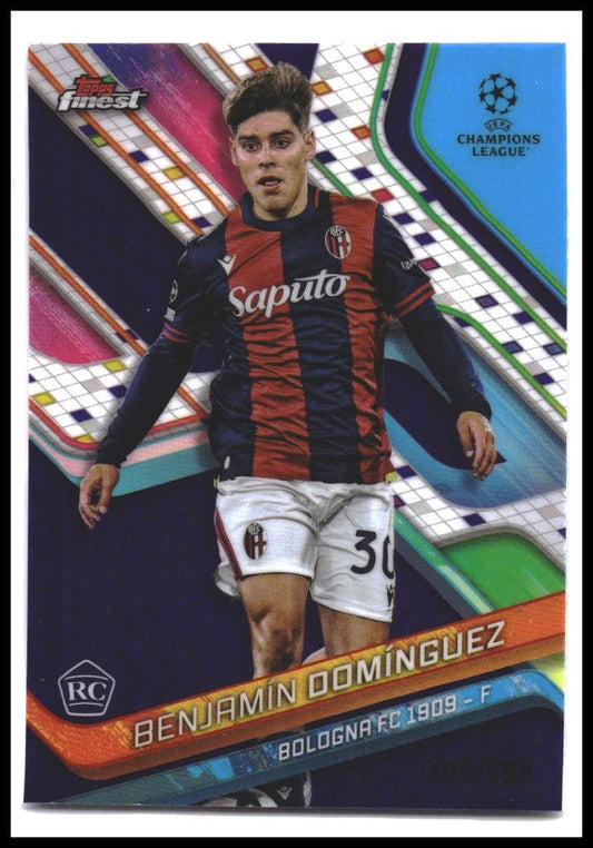 2024-25 Finest UEFA Club Competitions #84 Benjamín Domínguez Purple#/299