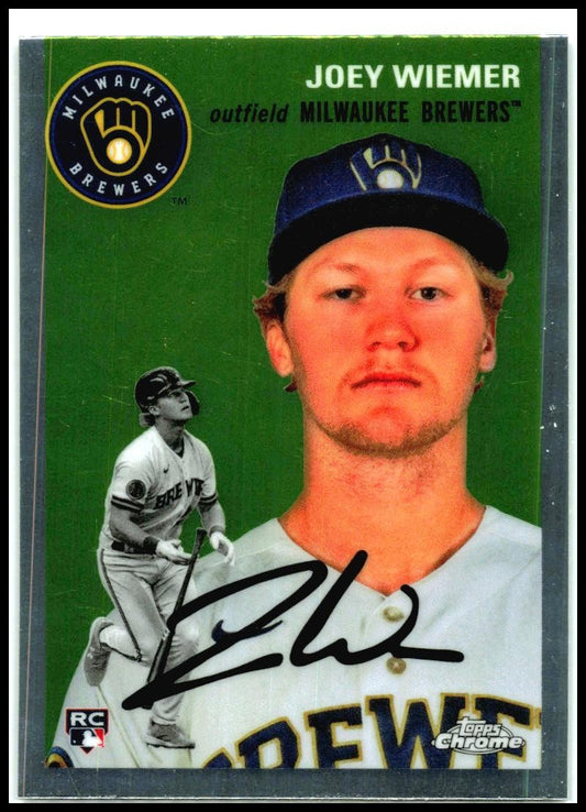 2023 Topps Chrome Platinum Anniversary #6 Joey Wiemer Rookie Brewers