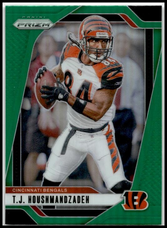 2024 Panini Prizm Green #63 T.J. Houshmandzadeh Cincinnati Bengals