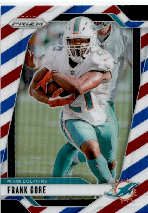 2024 Panini Prizm #184 Frank Gore Red White and Blue
