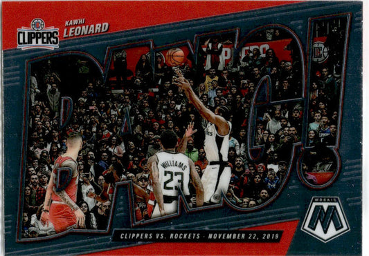 2021 Mosaic Bang #14 Kawhi Leonard Los Angeles Clippers