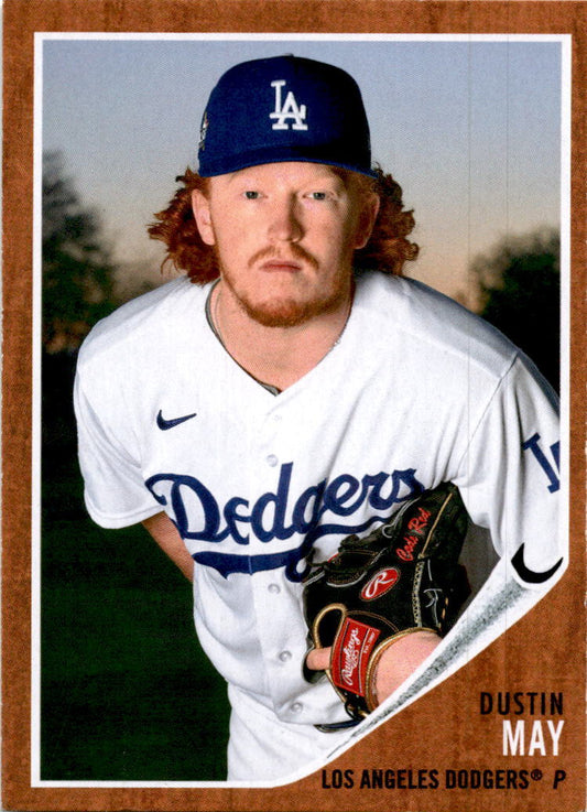2021 Topps Archives #69 Dustin May Los Angeles Dodgers