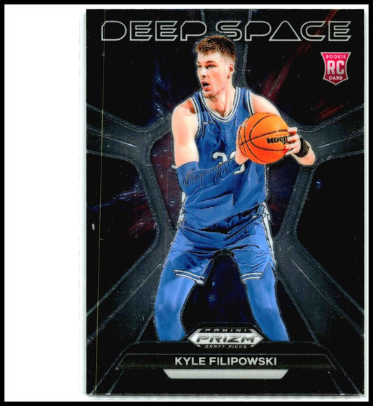 2024 Panini Prizm Draft Picks Deep Space #25 Kyle Filipowski Duke Blue Devils