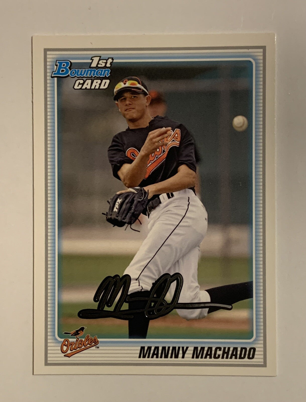 2010 Bowman Draft Picks & Prospects #BDPP80 Manny Machado Orioles RC Rookie.