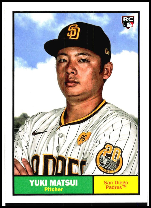 2024 Topps Archives #4 Yuki Matsui Rookie San Diego Padres