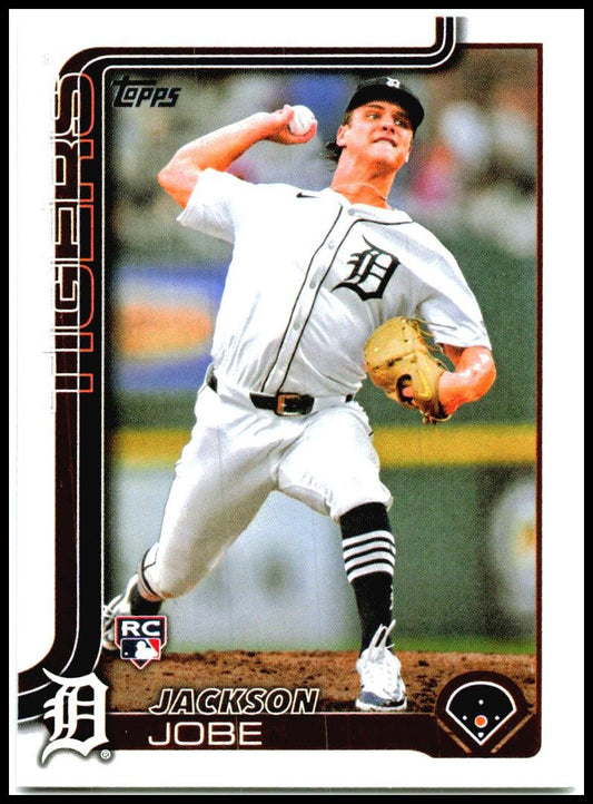 2025 Topps #490 Jackson Jobe Rookie Detroit Tigers
