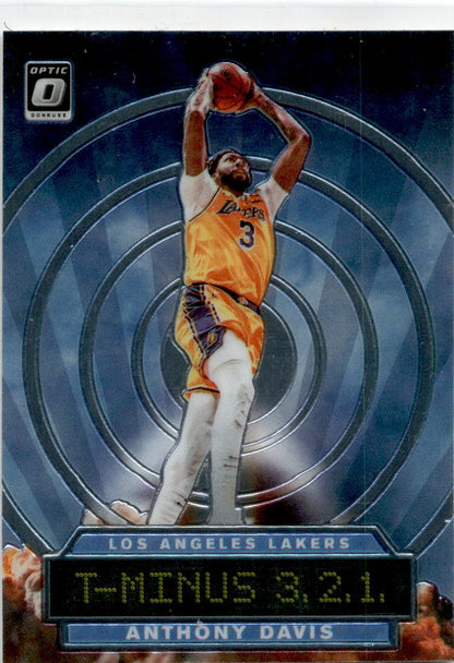 2019 Donruss Optic T-Minus 3,2,1 #2 Anthony Davis Los Angeles Lakers