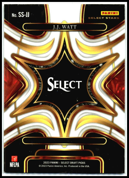 2023 Panini Select Draft Picks Select Stars #SS-JJ J.J. Watt Wisconsin Badgers