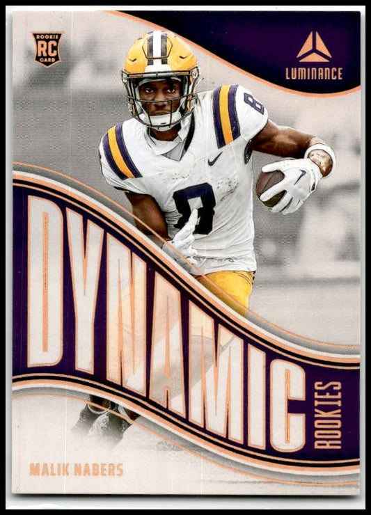 2024 Panini Luminance Dynamic Rookies #DR-MNS Malik Nabers New York Giants