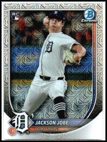 2025 Bowman Chrome Mojo Refractor #50 Jackson Jobe Rookie Detroit Tigers