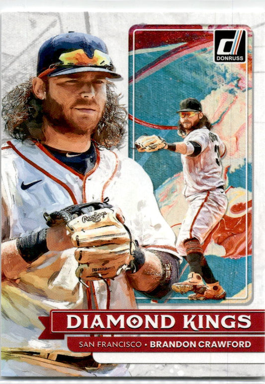 2022 Donruss Diamond Kings #26 Brandon Crawford