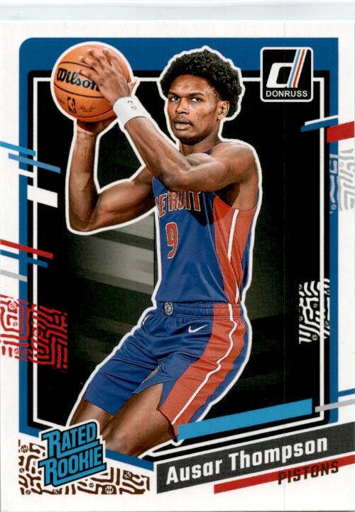 2023-24 Donruss #228 Ausar Thompson Rookie Detroit Pistons