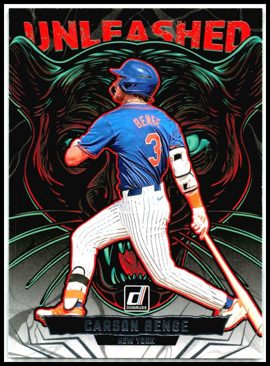 2025 Donruss Unleashed #18 Carson Benge New York Mets