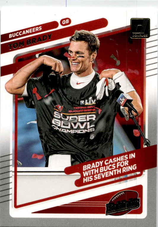 2021 Donruss Highlights #HI-24 Tom Brady Tampa Bay Buccaneers