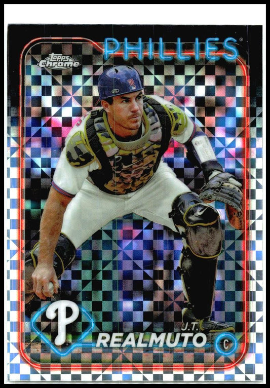 2024 Topps Chrome X-Fractors #261 J.T. Realmuto Philadelphia Phillies