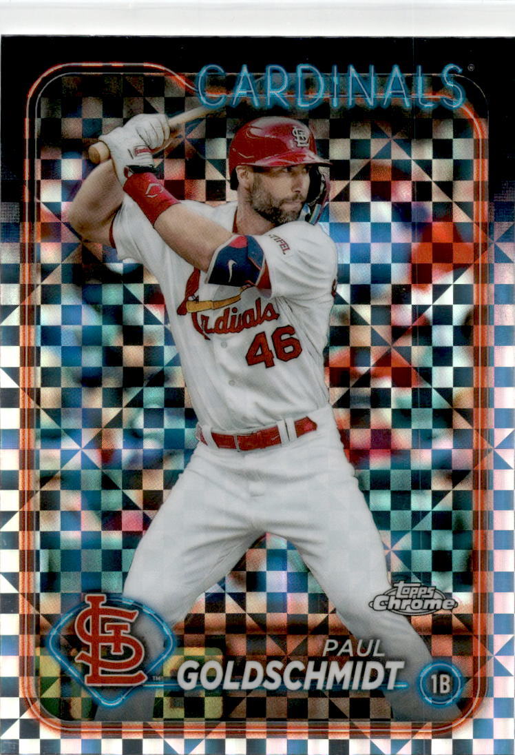 2024 Topps Chrome X-Fractors #90 Paul Goldschmidt St. Louis Cardinals