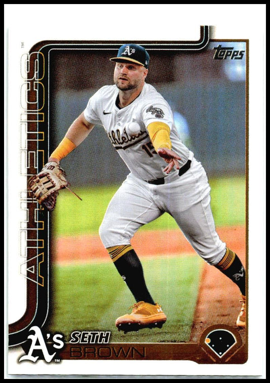 2025 Topps Rainbow Foil #8 Seth Brown Athletics