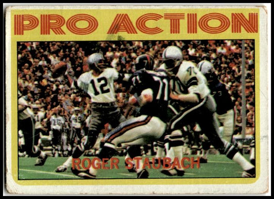 1972 Topps #122 Roger Staubach Dallas Cowboys