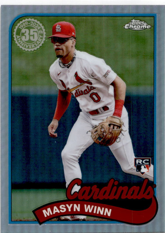 2024 Topps Chrome 1989 Topps Baseball #89CB-17 Masyn Winn St. Louis Cardinals
