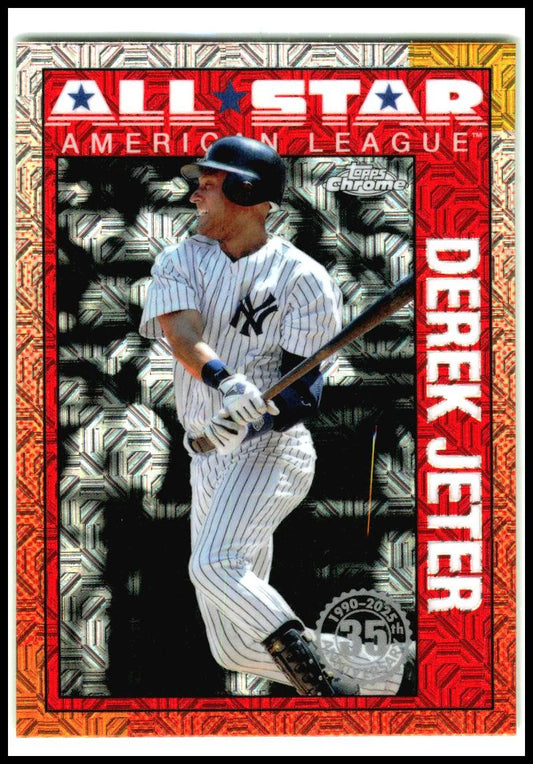 2025 Topps 1990 Topps 35th Anniversary Chrome All-Star # Derek Jeter Yankees