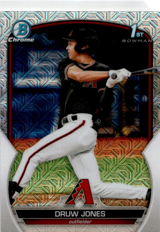 2023 Bowman Chrome Prospects Mojo Refractors #BCP-25 Druw Jones Diamondbacks