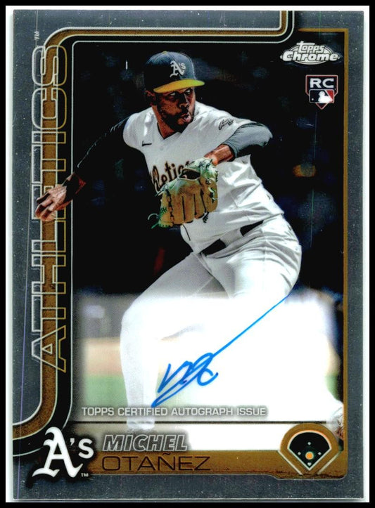 2025 Topps Chrome Auto #RA-MO Michel Otanez Auto Atlanta Braves