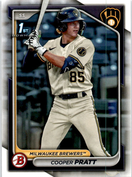 2024 Bowman #BP-137 Cooper Pratt Milwaukee Brewers