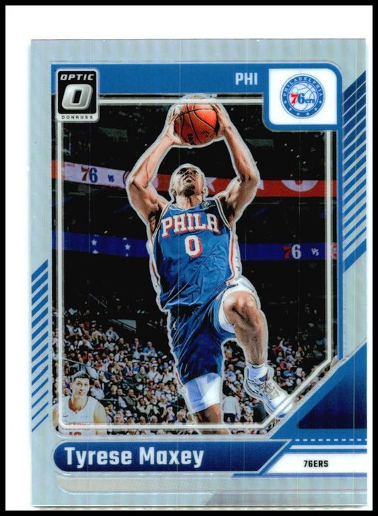 2024-25 Donruss Optic Holo #135 Tyrese Maxey Philadelphia 76ers