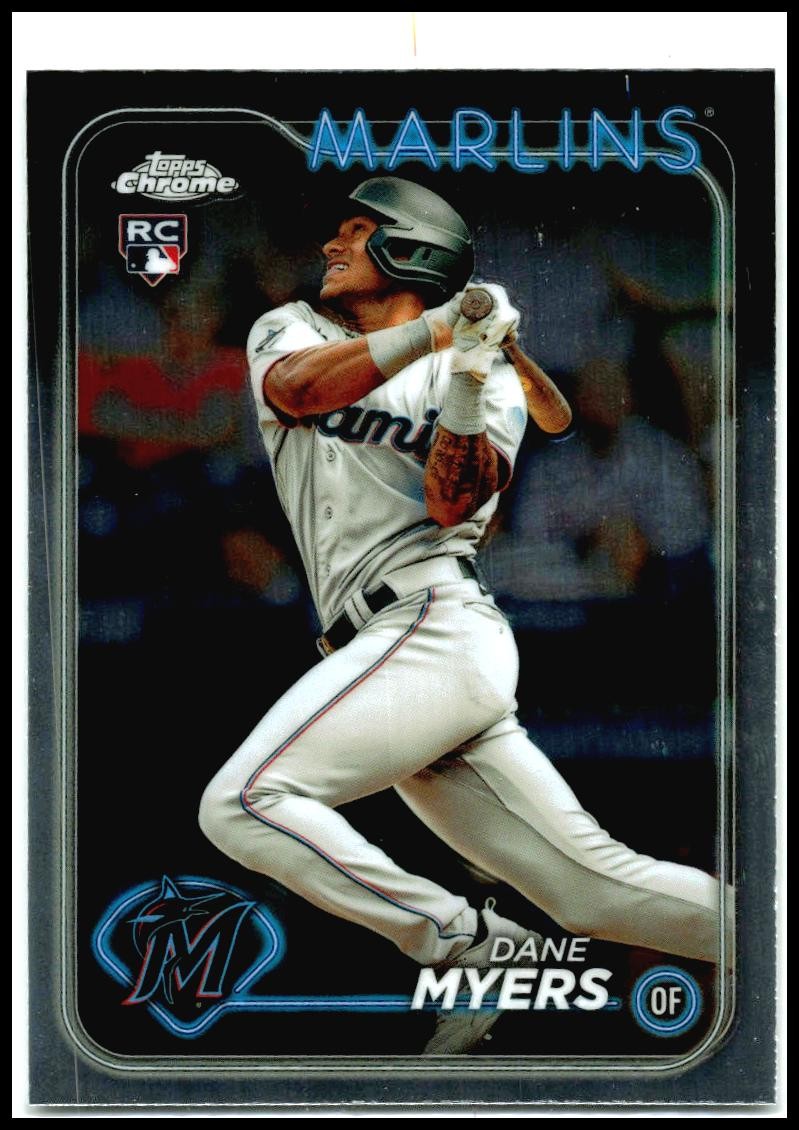 2024 Topps Chrome #46 Dane Myers Rookie Miami Marlins