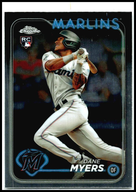 2024 Topps Chrome #46 Dane Myers Rookie Miami Marlins