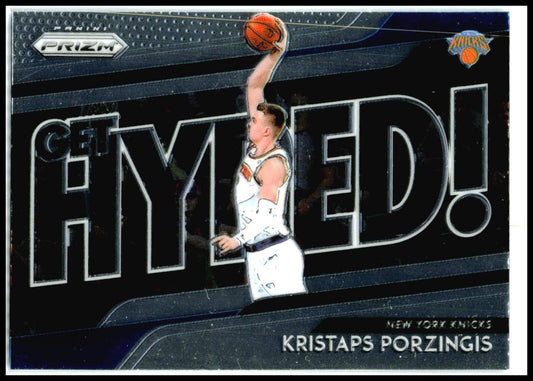 2018-19 Panini Prizm Get Hyped! #3 Kristaps Porzingis New York Knicks