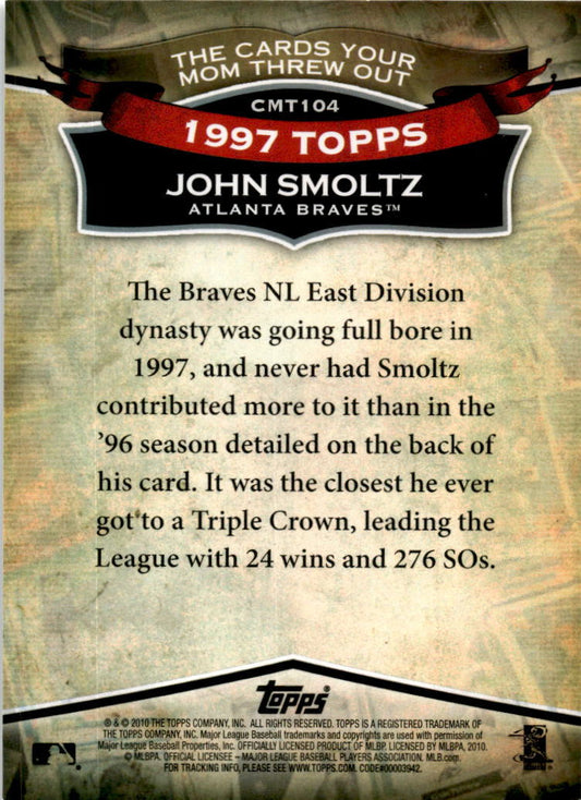 1997 Topps #157 John Smoltz Atlanta Braves