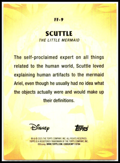 2025 Topps Disney Wonder Furry Friends #FF-9 Scuttle