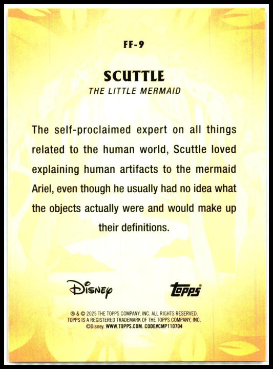 2025 Topps Disney Wonder Furry Friends #FF-9 Scuttle