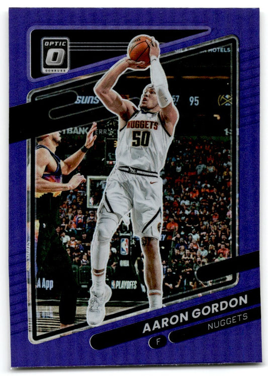 2021-22 Donruss Optic Purple Aaron Gordon Denver Nuggets #140