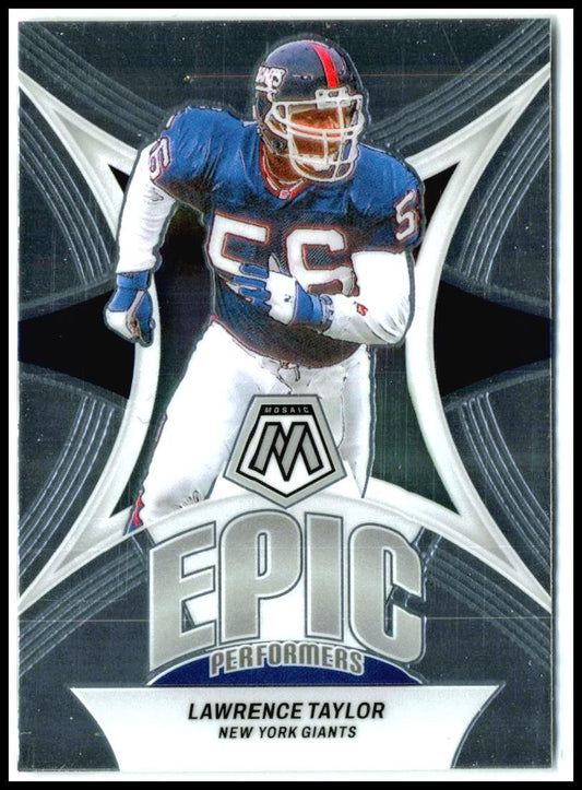 2024 Panini Mosaic Epic Performers #EP-LT Lawrence Taylor New York Giants