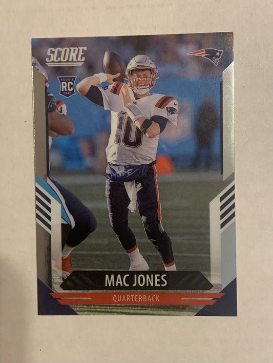 2021 Panini Chronicles Score Update Rookies #405  Mac Jones. new england patriot