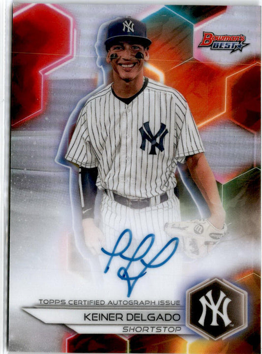 2023 Bowman's Best #B23-KD Keiner Delgado Auto New York Yankees